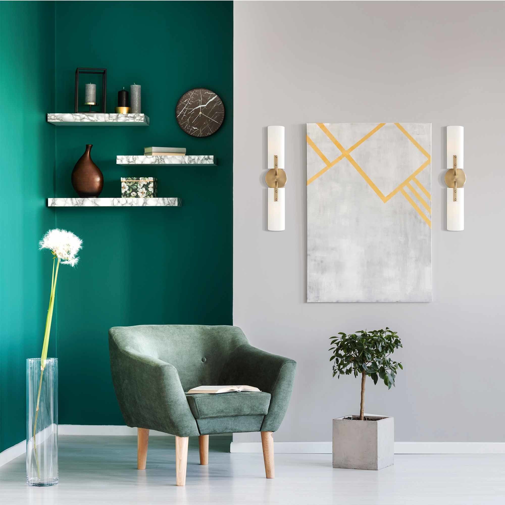 Manhasset 2 Light 5 inch Old Satin Brass Wall Sconce Wall Light